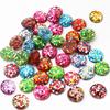 40pcs 12mm Resin Cabochons Dome Sequin Build-in DIY Jewelry Making Accessories Findings for Necklace Earrings