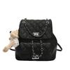 Summer Trend Small Fragrant Wind Rhombus Chain Small Backpack Bag Women'S Versatile Foreign Style Light Luxury Backpack