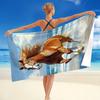 Pferdedruck Mikrofaser Strandtuch Super Weich Schnell Trocknend Leichtgewichtig Moderner Stil für Strand Pool Bad Yoga Fitness Camping Reisen