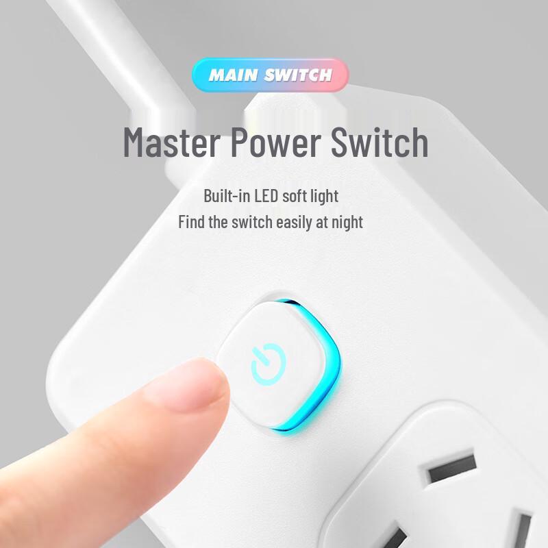 Lilang 10-Outlet Desktop Power Strip with USB