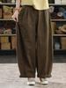 Autumn Women's High-End Wide Leg Cotton Balloon Pants C0843