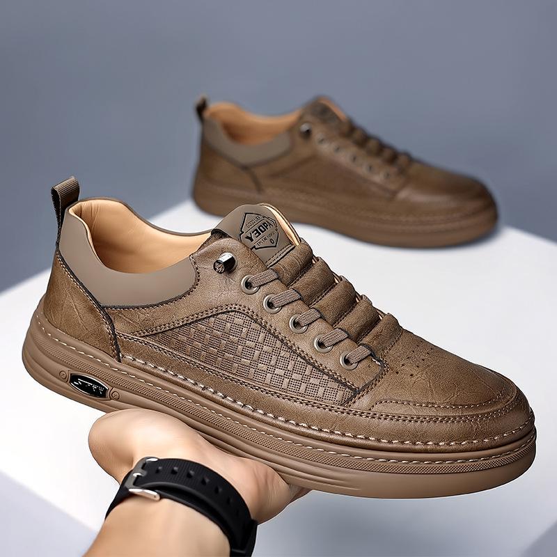 

Board shoes men s 2025 autumn trend new casual leather shoes men s driving light lazy shoes 2025 38