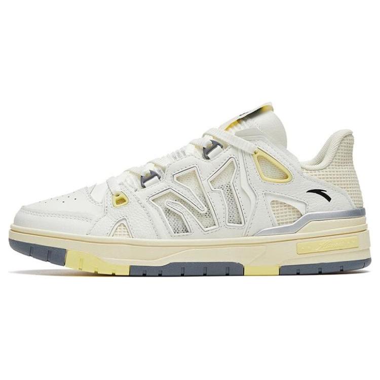 

Anta Flame 4.0 Comfortable Slip Resistant Abrasion Resistant Low top Skateboard Shoes Men s Ivory White 112328090-1 40