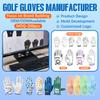 Premium Genuine Sheepskin Leather Golf Gloves with Waterproof UV Protection and Embroidery