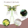 Yousheng Elf Wings Performance Props with Hanging Tassels 3D Plant Decorations Forest Fairy Costume Accessories