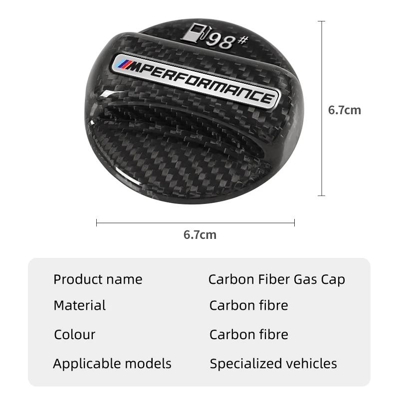 NTED3 2025 New Real Carbon Fiber Gas Fuel Tank Cover Oil Filler Dustproof Cap For BMW M Performance 1 2 3 4 5 7 Series X1 X2 X3 X4 X5