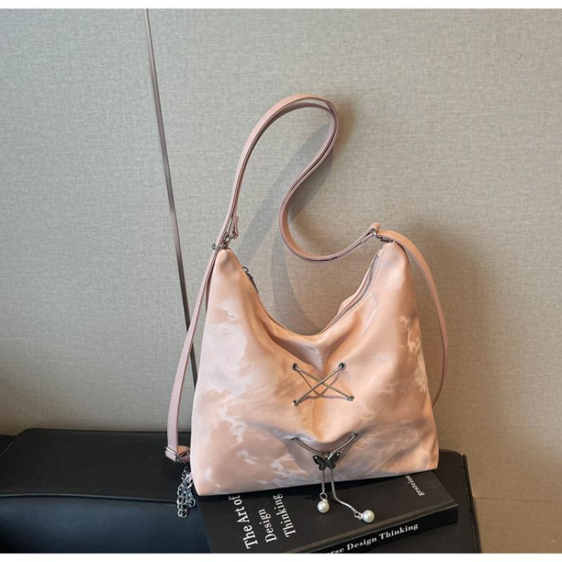 Tote Bag Women's Large-capacity New Summer Versatile Shoulder Messenger Bag Chain Multi-functional Backpack