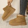 Year Thick-soled Sleeve Snow Boots Women's Thickened Casual Velvet Warm Winter Cotton Shoes Women's Large-size Cotton Boots