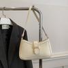 Textured small bag women's spring popular simple messenger bag single shoulder underarm small square bag