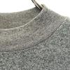 90s Old 7 Minutes Sleeve Sweat Gray Trainer Women Used