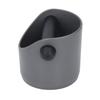 Coffee Knock Box Plastic Rubber Grind Disposal Dump Bin with Bar for Coffee Bar Kitchen Grey