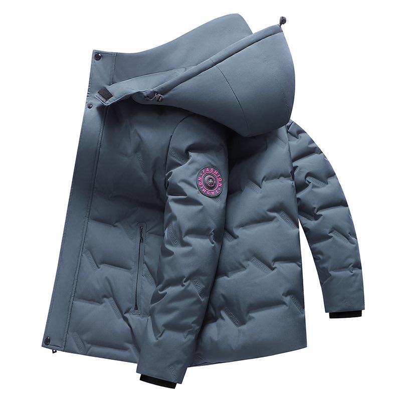 Casual Hooded Parkas Men Hiking Down Jackets Outdoor Windproof Warm Outerwear Down Coats Autumn Winter Male Clothing