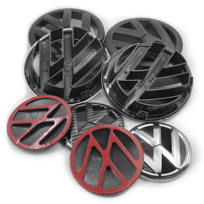 For VOLKSWAGEN VW 2026 New 1Pcs 561.583.690 Volkswagen 150mm 100mm Car Logo Front Bonnet Hood Rear Tail Trunk Emblem For VW Pass