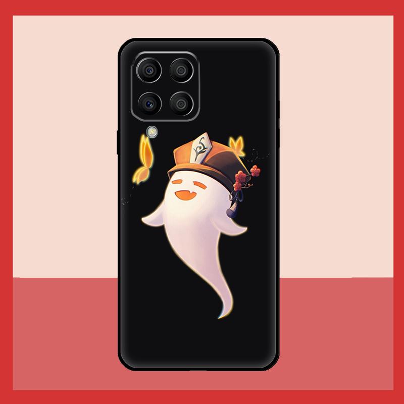 Genshin Impact Hu Tao Ghost Case For Samsung Galaxy M12 M52 M06 M16 M36 M56 M33 M15 M55 M31 M13 M14 M53 M32 M35 M34 M54
