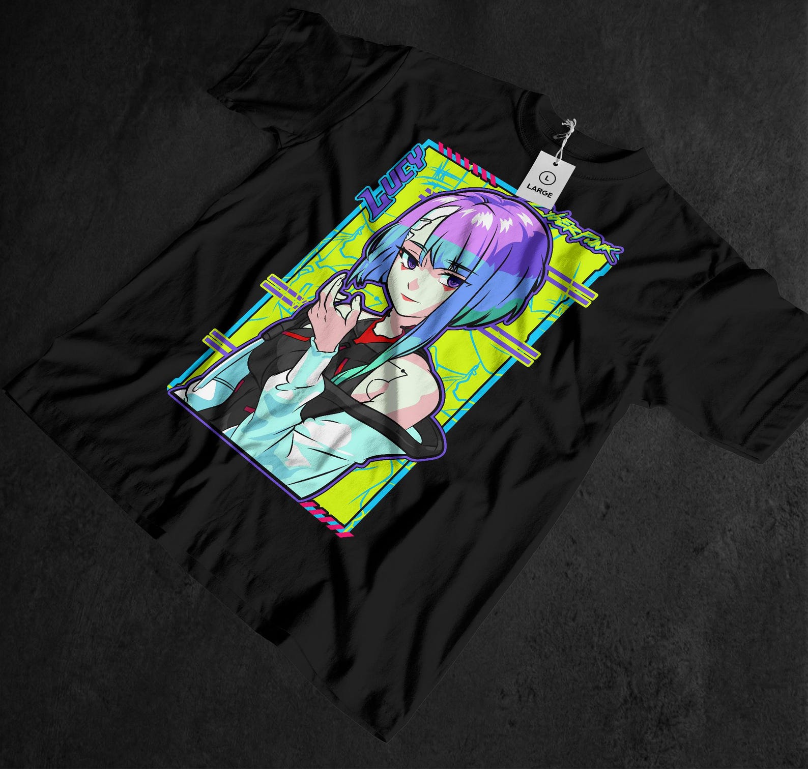 Cyberpunk Robot Graphic Tee, Unisex Anime Streetwear, Retro Style, Gift for Geek 150