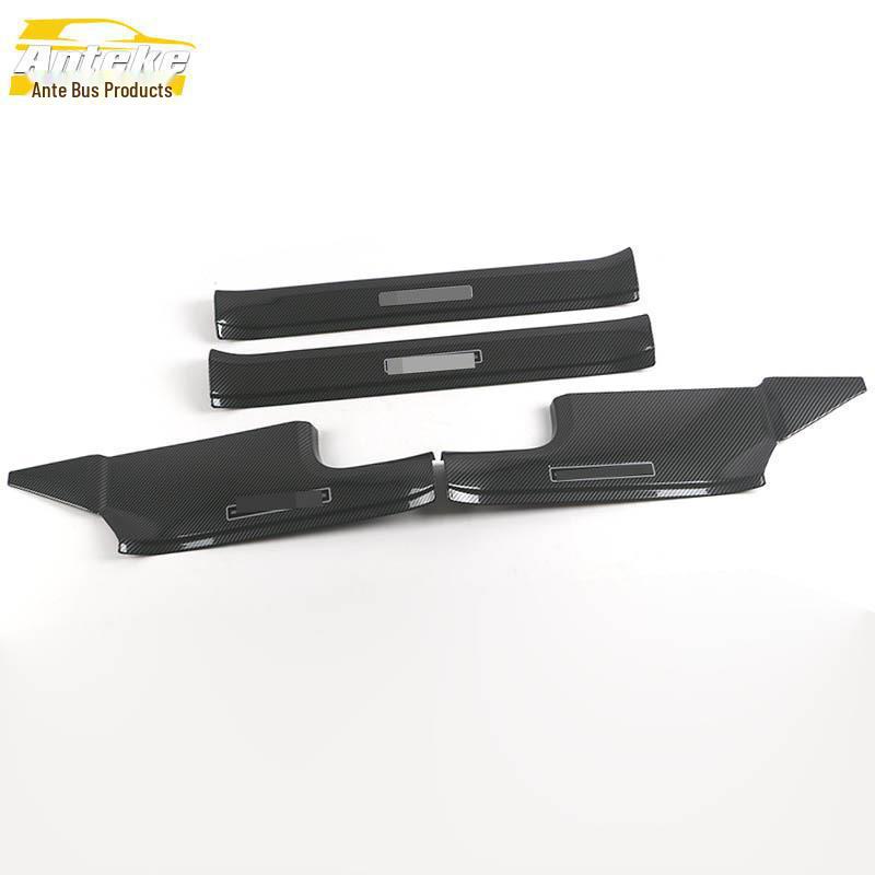 BYD 21 Tang Door Sill Strips: Carbon Fiber Welcome Pedal Trims & Exterior Bright Strips