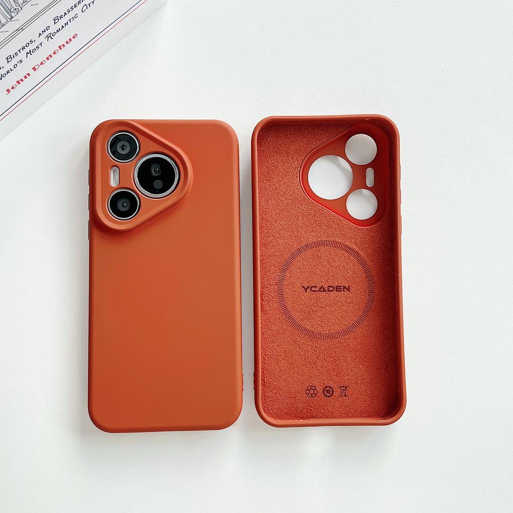 al Silicone Magnetic For  Case For Huawei Pura70 Ultra Mate60 ProPlus P60 P0 P40 Mate 0 30 40 E Nova12 Pro Cover