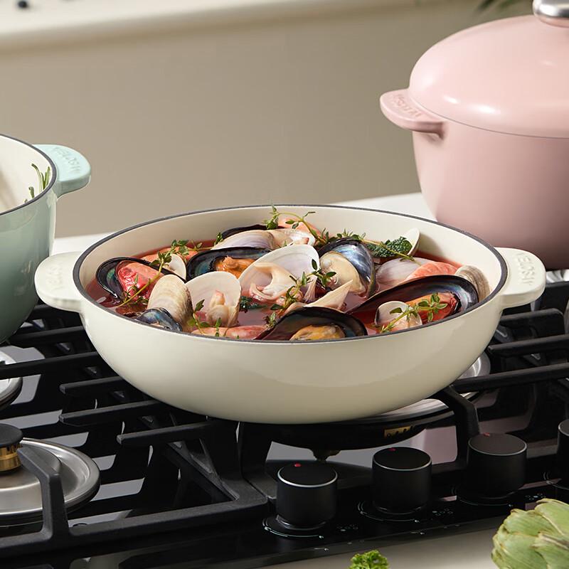 Velosan Pebble Series Enamel Seafood Casserole