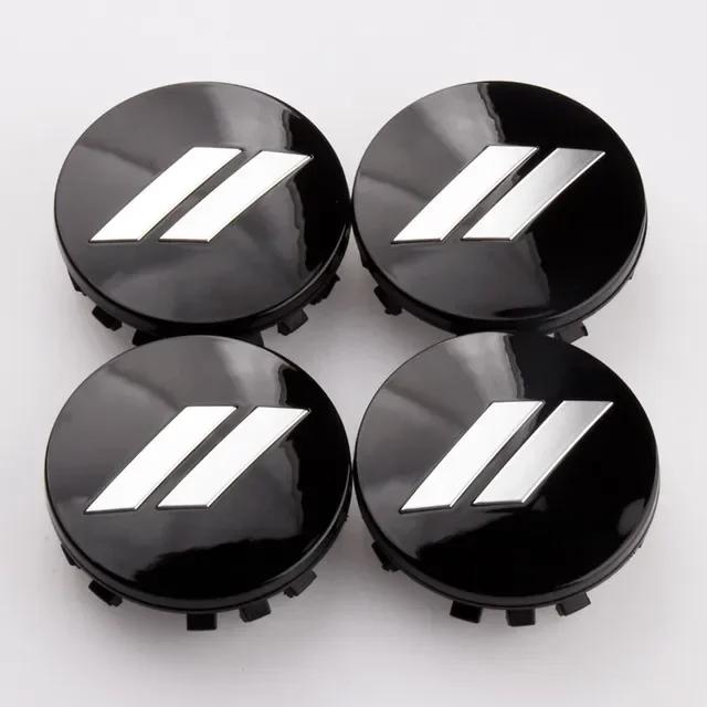 Für Dodge 4 Stück x 63mm Auto Logo Radnabendeckel Chrysler 300C Felgenabdeckung Emblem Aufkleber Charger Challenger Hell Cat SRT