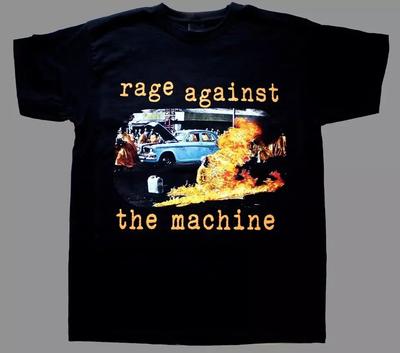 HOT!! SALE RAGE AGAINST THE MACHINE RATM 92 AUDIOSLAVE  Full Size S-5XL Unisex T-Shirt