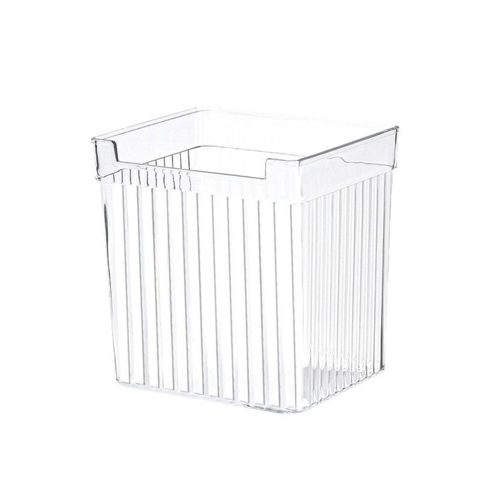 New Plastic Fridge Storage Bin Transparent Stackable Refrigerator Organizer Multipurpose Side Door Organizer Household