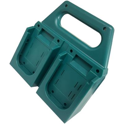 Secure Mounting Rack For 18V Batteries Holds 4 Or 6 Cells Sturdy Plastic Organizers Compact Tool Accessory