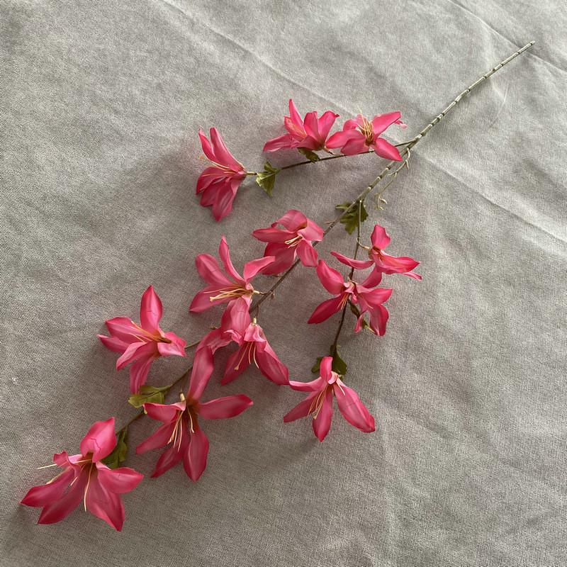 Silk Zephyr Realistic Lily Single Stem For Table Decoration Photography Prop