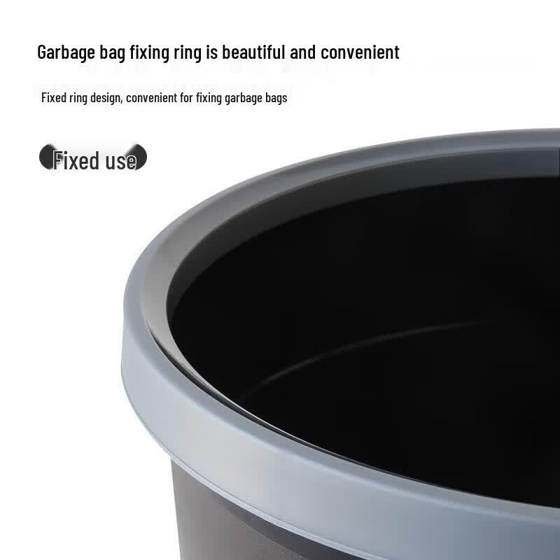 Deli 9.5L Round Plastic Waste Bin
