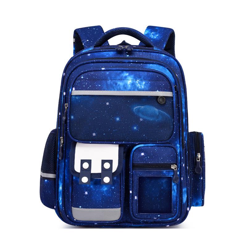 Fajny Plecak o Dużej Pojemności i Niskiej Wadze z Motywem Gwiaźdzystego Nieba dla Dzieci