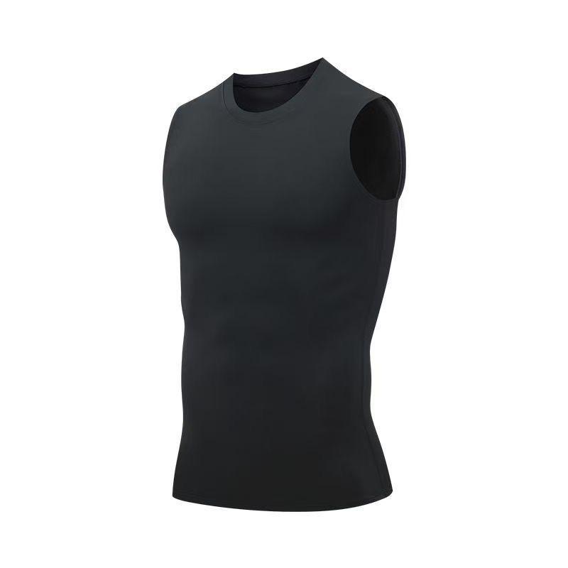 

Men s Quick-Dry Compression Sleeveless Vest - High Elasticity, Breathable Tank for Basketball, Running & Fitness Extra Extra Large