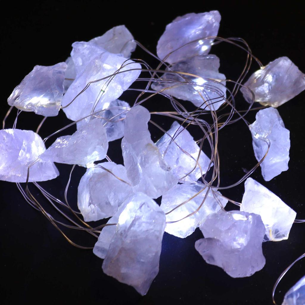 Rock Quartz Fairy String Lights USB 227cm