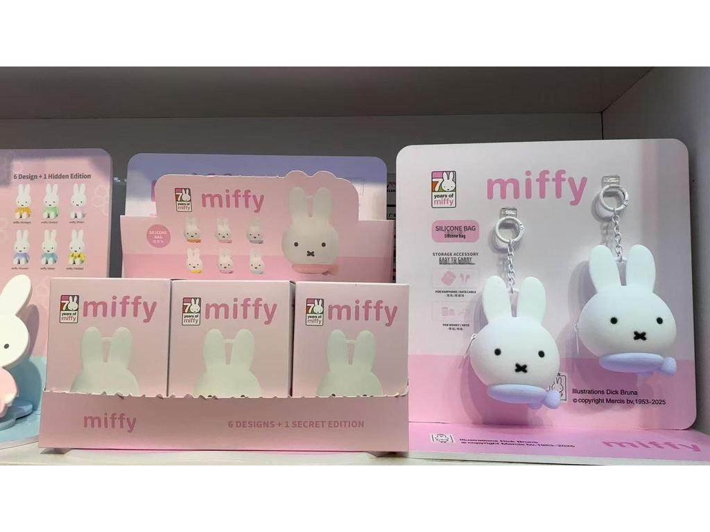Miffy Silicone Blind Box Toy: Creative Car Air Freshener & Cute Desktop Ornament