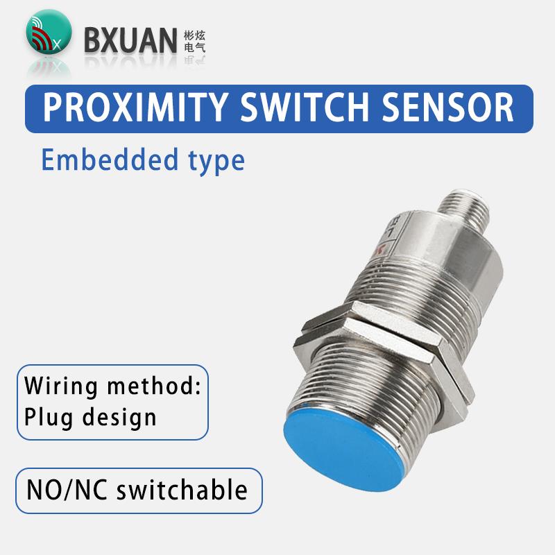 BXUAN M30 Inductive Proximity Switch Sensor Flush DC 10-30V AC90-250V NPN PNP NO NC Output