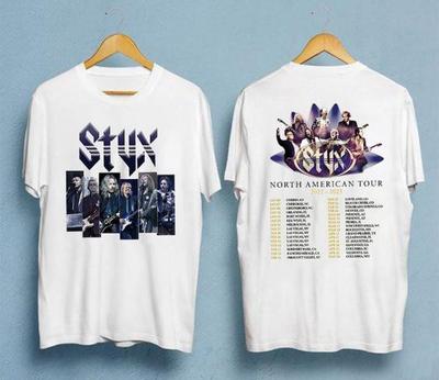 Styx Shirt  Styx Band World Tour Dates and Setlist Tour Concert 2024 2025 Unisex T-Shirt