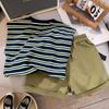 Boys' Summer Set Children's Clothing Baby Striped Clothes Vest Two-piece Set Shorts Children's Clothing