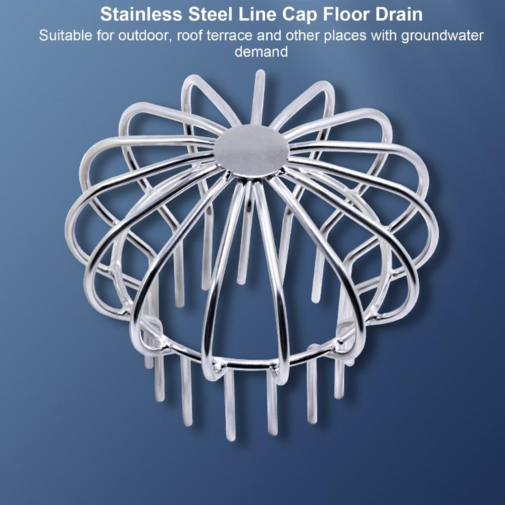 Round Line Cap Gutter Guard Strainer Anti-Blocking Floor Drain Net  Balcony
