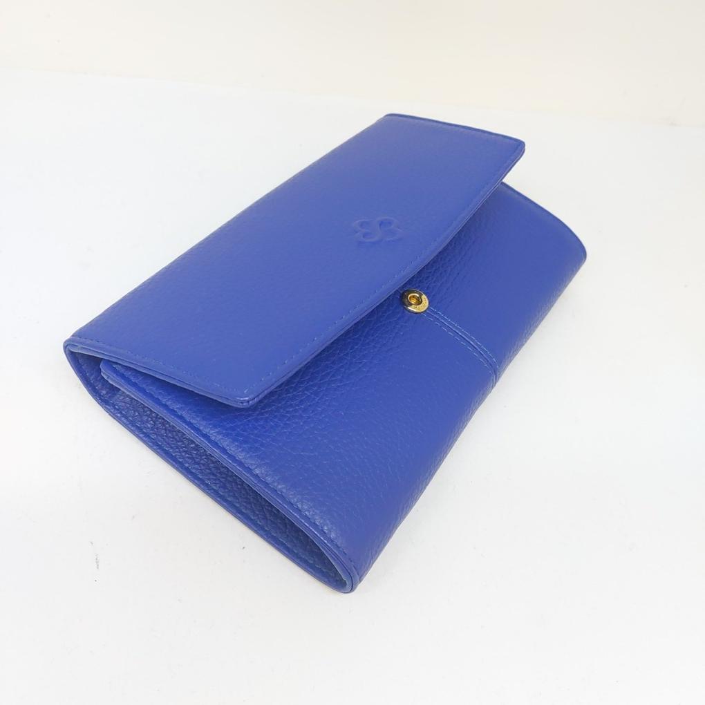 [Mari Eclaire] Natural Cowhide Women's Long Wallet (including Leather Long strap)/Small Long Wallet size/Good Color