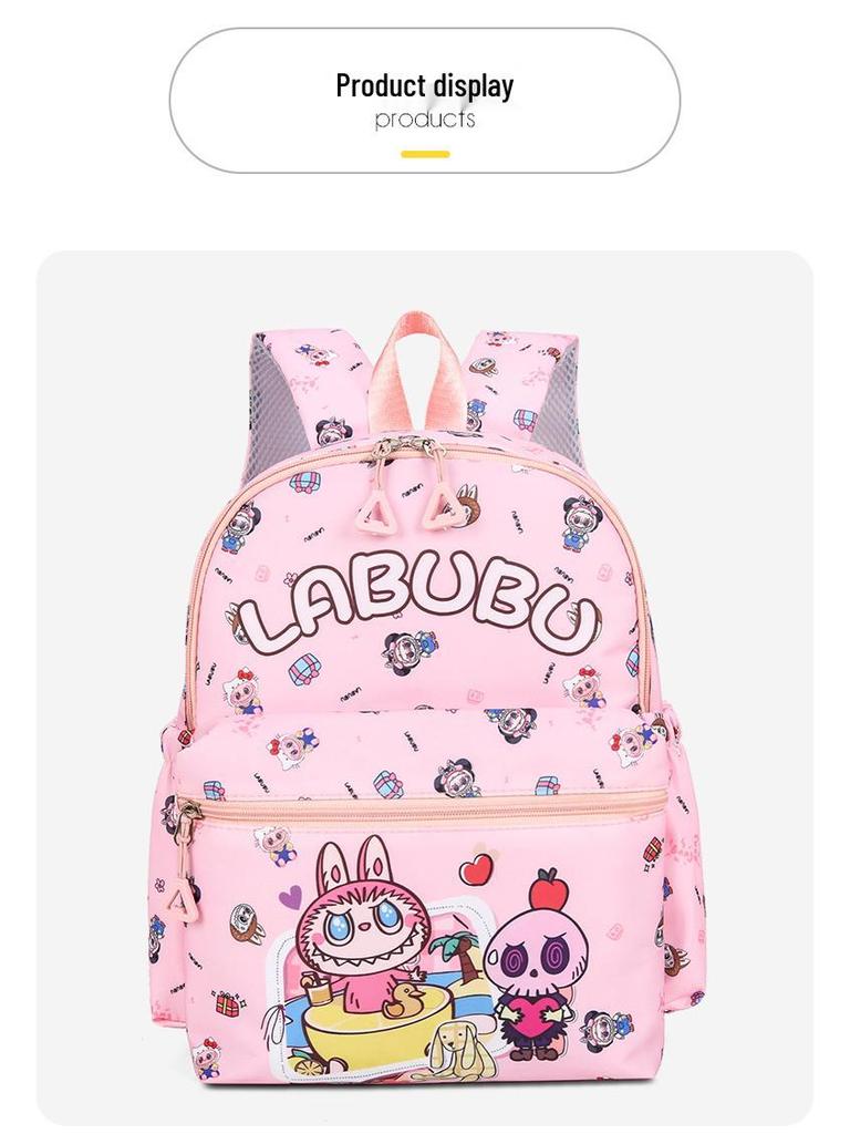 Cartoon Kids' Backpack Set: Includes Crossbody Bag, Coin Purse, and Schoolbag for Kindergarten