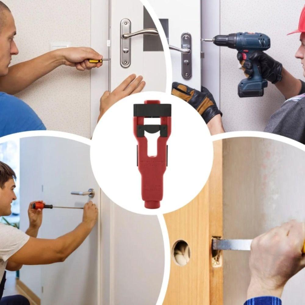 Tongue And Groove Mortise Tool Clean Precise Door Lock Installation Kit  Wooden Door Installation