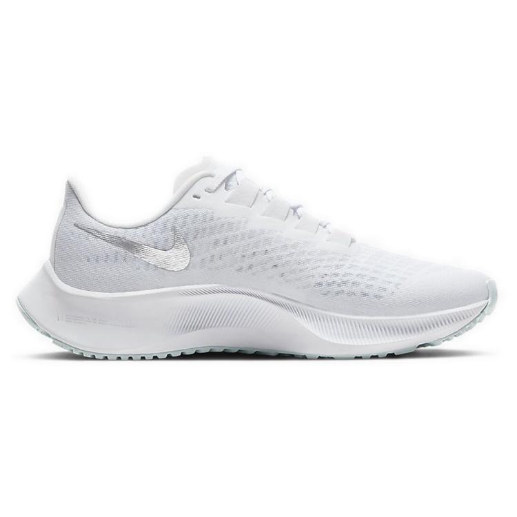 (WMNS) Nike Air Zoom Pegasus 37 'White Metallic Silver' Women's BQ9647-101