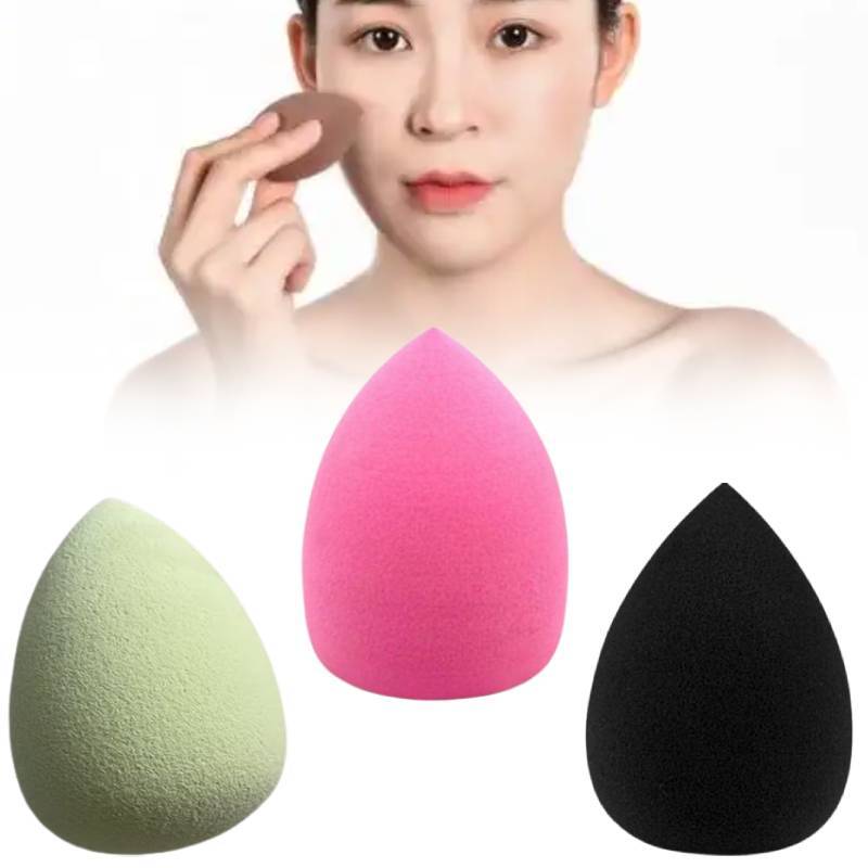 Makeup Puff Blender With Waterabsorbent Material For Blending Foundation And Powder