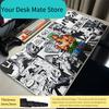 Gaming Mouse Pad Gamer Home Computer Accessories Cool One Piece Roronoa Zoro Mousepad XXL Keyboard Pad NonSlip Office Mouse Mat