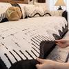 Machine Washable Irregular Plush Warm Sofa Cover For Winter Thickened Universal Anti Slip Anti Cat Scratch Seat Couch Cushion