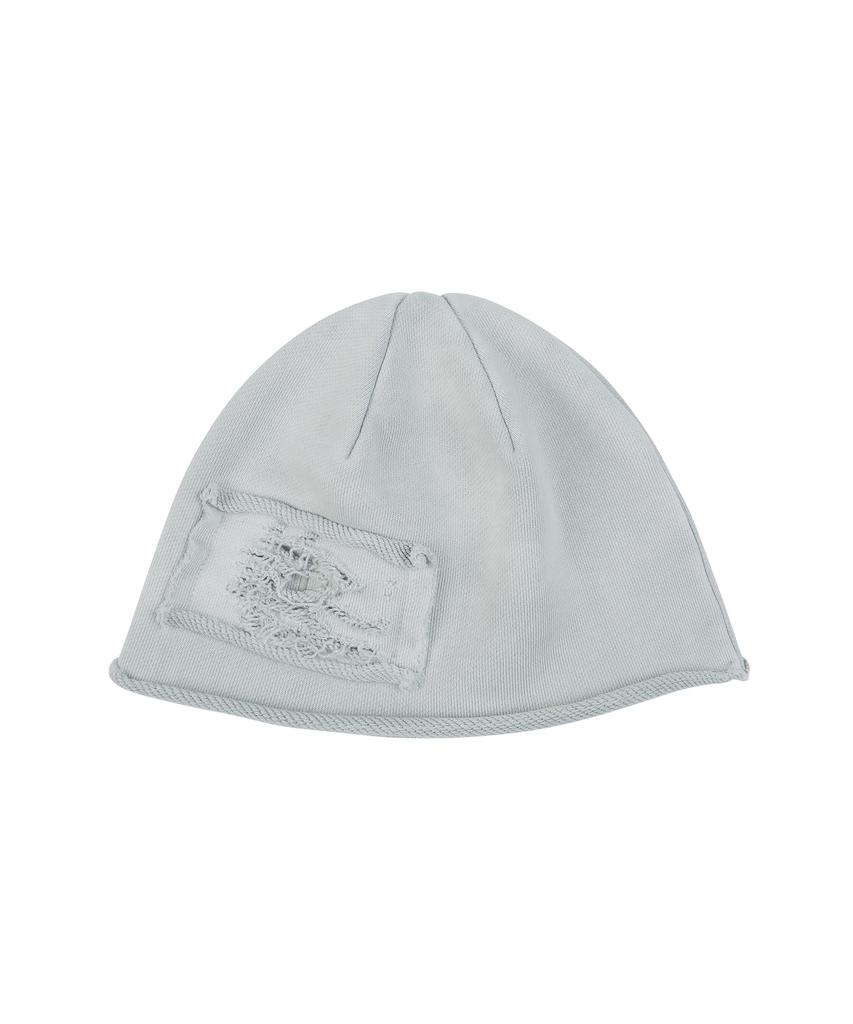 Matile Destroyed Vtg Washed Beanie / Light Gray