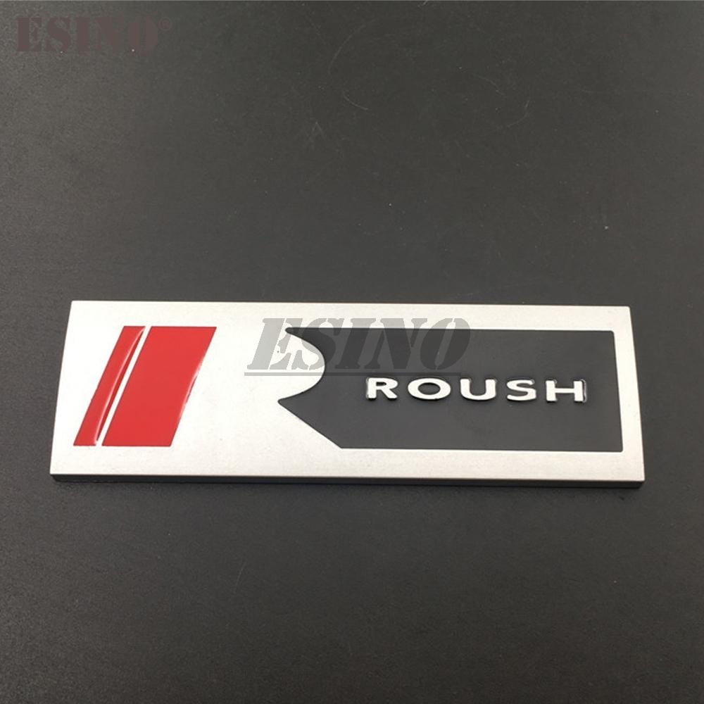 

1Pc 3D Roush Performance Car Trunk Metal Alloy Grill Adhesive Badge Emblem Body Tailgate Accessories For Mustang Shelby GT GT 500