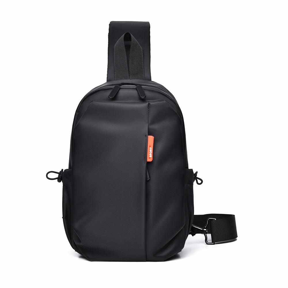 

Водонепроницаемый маленький рюкзак Мужская повседневная нагрудная сумка Сумка через плечо для путешествий на открытом воздухе Сумка кроссбоди Спортивная сумка для велоспорта чёрный