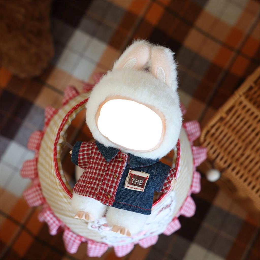 Cute Plush Doll Toy Gift Cartoon Children's Ragdoll Replacement Clothes, Plush Toy Accessories