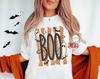 Comfort Colors® Boo Spooky Shirt, Striped Halloween Ghost T-Shirt, Spooky Season Tee, Fall Tee