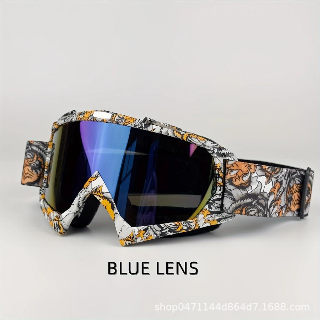 Goggles Riding Glasses Outdoor Motorcycle Off-Road Goggles ATV Men's and Women's Mountain Bike Bike Windshield Lenses