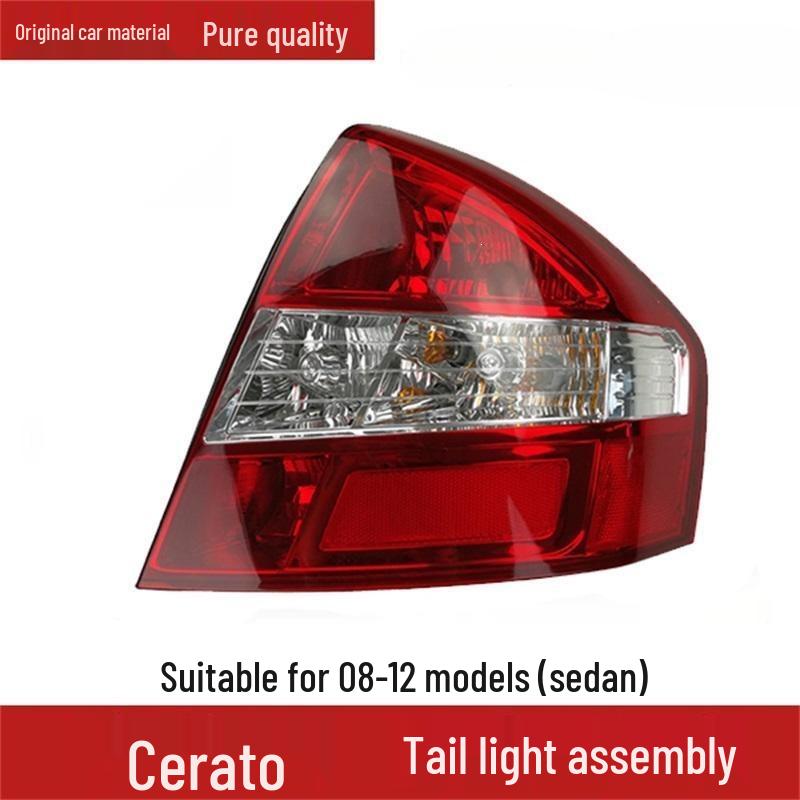 Kia Cerato 08-12 Euro Style Rear Tail Light Assembly & Covers Single Piece